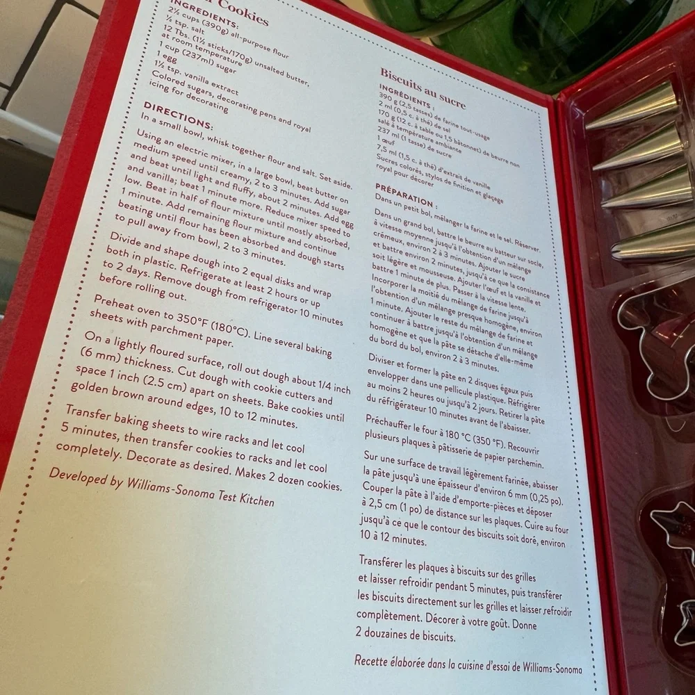 🎄 Williams Sonoma ’Twas the Night Before Christmas Cookie Cutter Set NIB